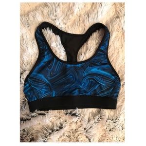 Liquid Blue Sports Bra